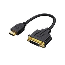 CableCreation HDMI to DVI Short Cable 0.5ft, Bi-Directional DVI-I (24+5)... - $18.99