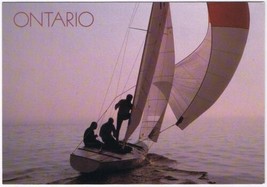 Postcard Sailing  Ontario 4 1/1&quot; x 6 1/2&quot; - $3.95