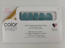 Color Street MERMAID BRIGADE Real Nail Polish Strips Blue Green Glitter ... - £26.03 GBP