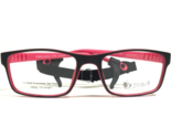 Zoobug Kids Eyeglasses Frames ZB1047 002 Black Pink Rubberized Strap 47-... - $65.29