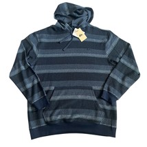 Quiksilver Men’s Great Otway Terry Cloth Hoodie Sweatshirt Sz L Striped ... - $39.55
