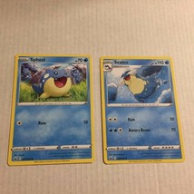Pokemon 2021 Spheal &amp; Sealeo Cards - £2.31 GBP
