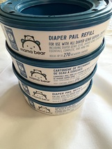Mama Bear Diaper Pail Refills for Diaper Genie Pails ( 4 pack ) - £15.68 GBP