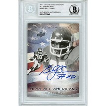 Billy Sims Oklahoma Sooners Signed Upper Deck Legends Beckett BGS On-Card Auto - £76.40 GBP