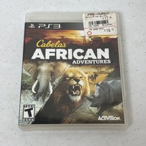 Cabela&#39;s African Adventures (Sony PlayStation 3 PS3, 2013) No Manual Vid... - £7.32 GBP