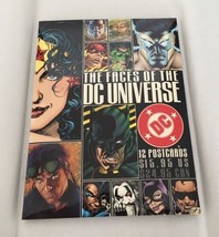Faces of the DC Universe Postcards Set 12 Superman Wonder Woman Catwoman Batman - $23.16