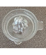 Vintage ~ Citrus Juicer ~ 5&quot; Dia. Clear Glass ~ Reamer ~ Juicer ~ Handle... - €30,29 EUR