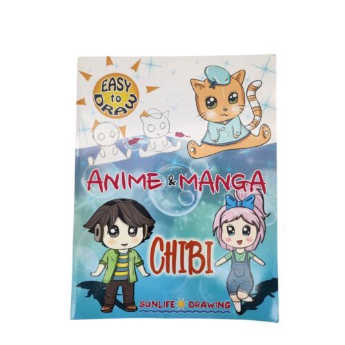 How To Draw Books Sunlife Drawing EASY TO DRAW Anime &amp; Manga CHIBI (Pape... - $7.94