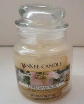 Yankee Candle Holiday Seasonal Small Jar 3.7 Oz Christmas Rose Hard To Find Read - £11.59 GBP