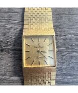 Vintage Lord Elgin Watch Men 26mm Tank Dial Gold Tone Square - $2,058.74 MXN