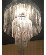 Original Vintage Chandelier, Crystal Chandelier, Crystal Cascading Chandelier - £2,752.24 GBP