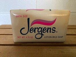 Vintage - 4.75 oz - 1 Bar - Jergens Lotion Mild Soap Bath Size - £4.26 GBP