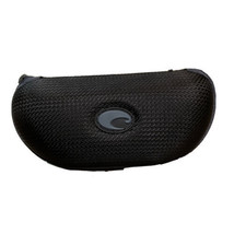 Costa Del Mar Black Hard Clamshell  Sunglasses Case with Gray Logo Zippered - £7.05 GBP