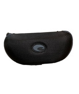 Costa Del Mar Black Hard Clamshell  Sunglasses Case with Gray Logo Zippered - £7.07 GBP