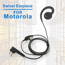 PTT Mic Swivel Earpiece for Motorola Radio Walkie Talkies CP200 CLS1410 CLS1110 - £14.99 GBP