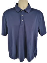 Ben Hogan Performance Mens Short Sleeve Navy Blue Golf Polo Shirt Size L - £15.46 GBP