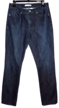 Chico&#39;s Platinum Straight Leg Stretch Denim Jeans Size 0.5 Regular (29 x 30 1/4) - £13.38 GBP