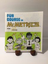 Vintage 1974 Fun Course in Mc Metrics from Mc Donalds Booklet Teaching USA - £6.91 GBP