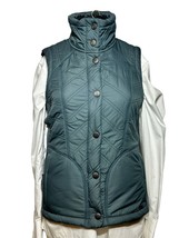 Prana Vest Women&#39;s Size Small Blue Quilted Primaloft Full Zip Outdoor - AC - £21.54 GBP