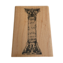 Stampabilities Rubber Stamp Corinthian Column Roman Architecture Ancient... - $9.99