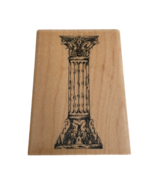 Stampabilities Rubber Stamp Corinthian Column Roman Architecture Ancient History - $9.99