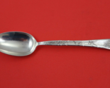 Lap Over Edge Acid Etched By Tiffany Sterling Teaspoon w/ butterflies 6&quot; - £162.82 GBP