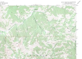 Boyle Mountain Quadrangle Idaho 1970 USGS Topo Map 7.5 Minute Topographic - £19.15 GBP