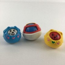 Fisher Price Roll Arounds Baby Toy Lot Rocketship Puppy Dog Vintage 90s ... - $19.75