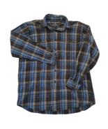 Polo Sport Sportsman Ralph Lauren Shirt Men MEDIUM Blue Plaid Button Up ... - $28.30