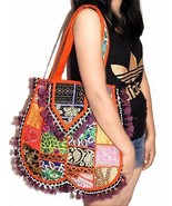 Mujer Bolso de Hombro Tribal Patchwork Gitano Hippie Bolso Boho Tote Bol... - £21.22 GBP