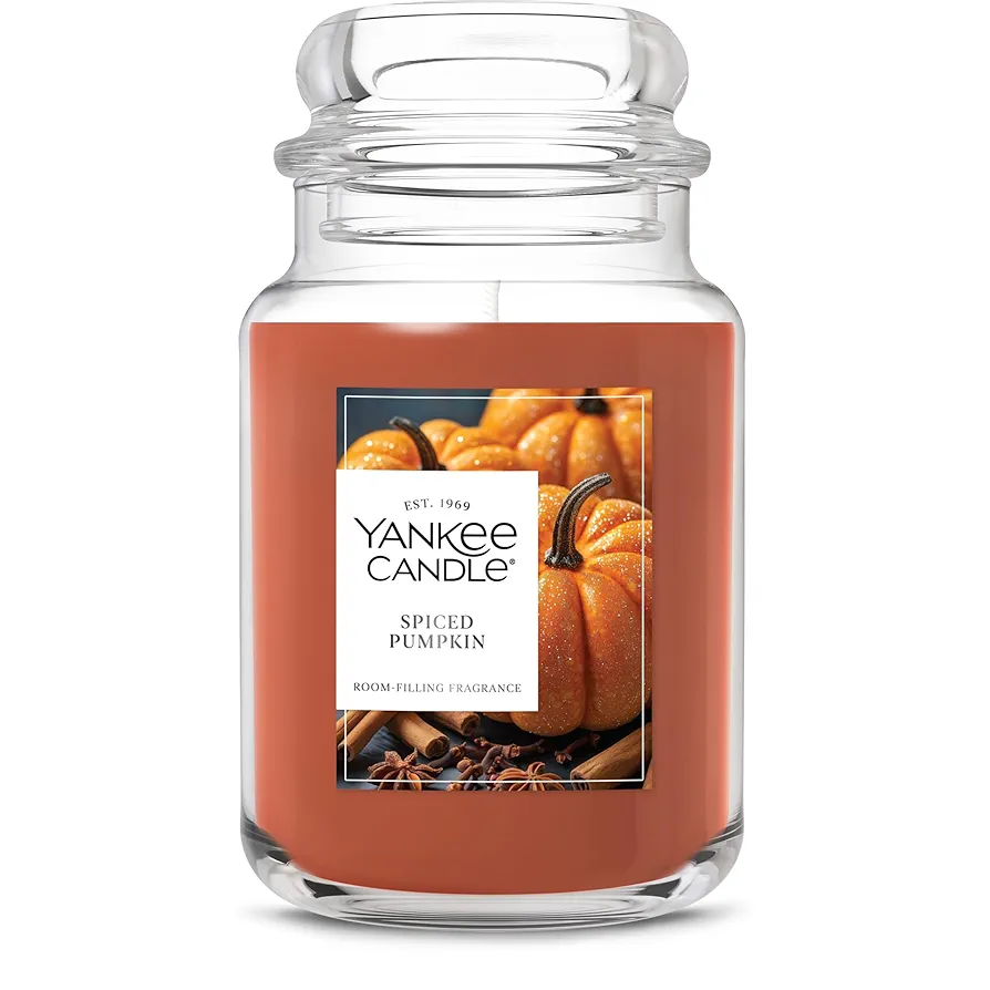 Yankee Candle Large Jar 22oz | Harvest Scented Candle | 150-Hour Burn | Premium  - $38.00