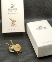 Swarovski Crystal Memories - Yarn &amp; Knitting Needles #171197 Figure - £19.35 GBP