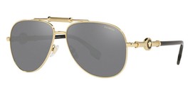 Versace Sunglasses VE2236 1002Z3 59mm Gold / Polarized Grey Mirror SIlve... - $2,797.94 MXN