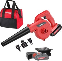 20V Compact Electric Blower Kit, Populo 150Mph Wind Speed For Cleaning Workshop, - £51.40 GBP