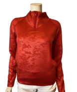 Spyder Active Red Long Sleeve Camo Pullover Athletic Jacket, Women&#39;s Size S - $14.24