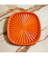 Tupperware Lid 7&quot; Instant Bowl Seal 839 Orange Vintage Replacement Obsolete - $18.57 CAD