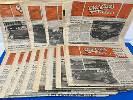 OLD CARS WEEKLY NEWS &amp; MARKETPLACE, NEWSPAPERS 1984, Lot of 12, Ford Mod... - $35.96