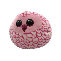 TY SQUISH-A-BOOS Pillow Plush Pinky Owl 8&quot; Lovey Soft Squish 2021 - £9.61 GBP