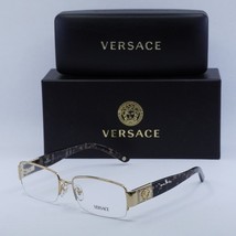 VERSACE VE1175B 1002 Gold 53mm Eyeglasses New Authentic - $2,653.77 MXN