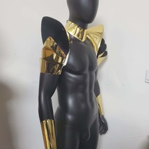 Burning Man Holographic Rave Gold Armor, Rave Festival Costume Armor Outfit - $78.00