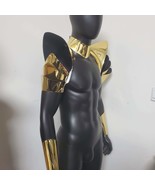 Burning Man Holographic Rave Gold Armor, Rave Festival Costume Armor Outfit - $78.00