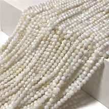  Freshwater White  Beads 2/3/4 MM Strand Beads Wholesale Small Faceted Stone Bea - £43.02 GBP