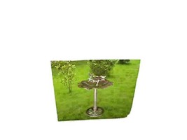 Ed&#39;s Variety Store Big Leaf Birdbath Arcadia Resin Metallic Bronze Color... - $183.15