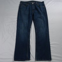 Levis 36 x 34 527 Low Rise Bootcut Dark Wash Denim Jeans - £23.22 GBP