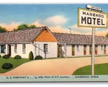 Marengo Motel Marengo Iowa IA UNP Linen Postcard Z10 - $2.92