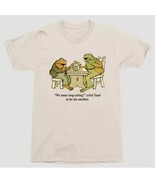 Frog and Toad Size Small Men’s Beige T-Shirt Tee Crewneck Graphic Print - $27.77 CAD