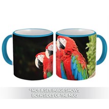 3 Macaws : Gift Mug Parrot Bird Photography Animal Cute - £12.70 GBP