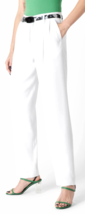 Giorgio Armani Made in Italy Women&#39;s White Pants Sz.US-14/EU48 100% Cotton - £111.89 GBP