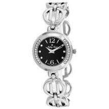 Mathey Tissot Women&#39;s Fleury 1496 Black Dial Watch - D2581AN - £76.08 GBP