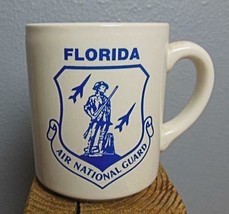 Vintage Florida Air National Guard Mug 290th JCSS 3.75&quot; - £11.63 GBP